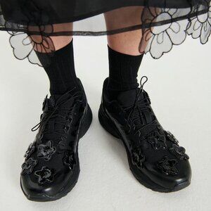 SOLD OUT Cecilie Bahnsen x ASICS Black GEL-TERRAIN Sneakers Size 9.5 (Fits 9)